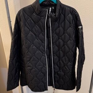 Ulla Popken Black Quilted Jacket